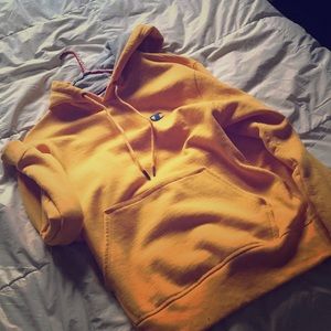 Almost new yellow champion sweater